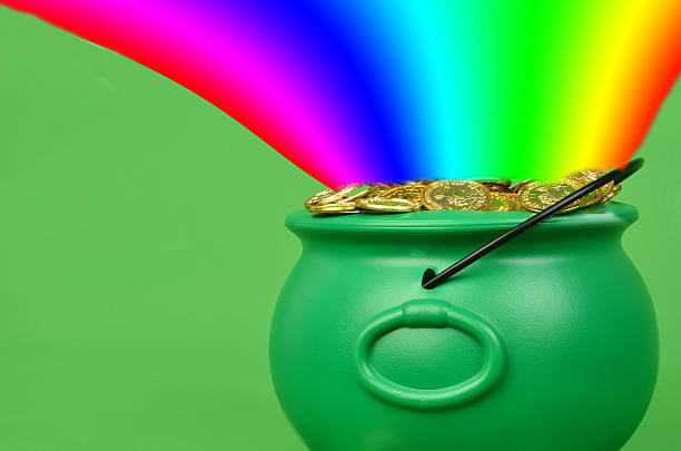 istock Rainbow Pot of Gold 179598888