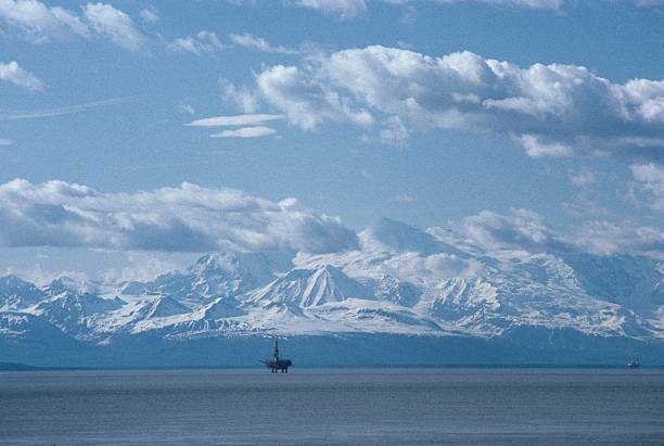 istock Oil rig Cook Inlet 179605069