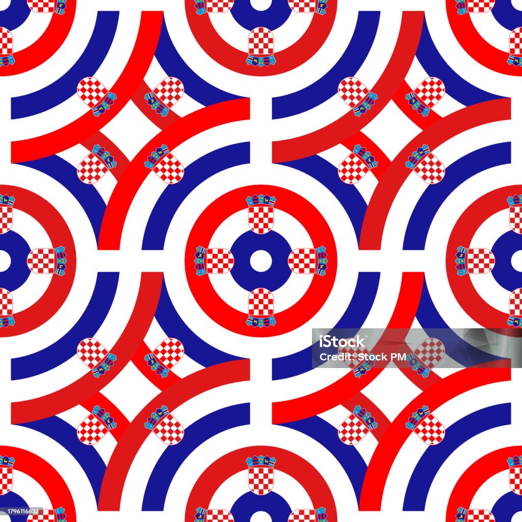 Abstract Croatia Pattern Croatia Flag Pattern Loop Background Illustration Stock Illustration ...