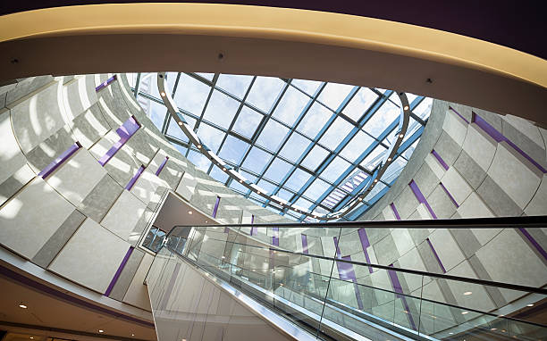 istock Steel, glass and escalators 179612008