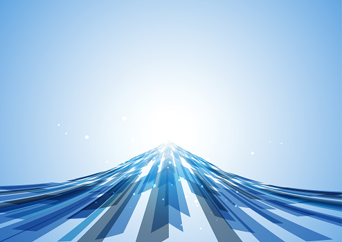 Moving Forward Digital Image Background Stock Illustration - Download ...