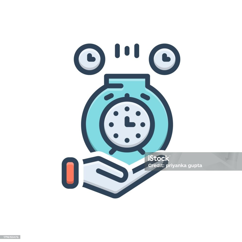 Time Saved Clock Time Saving Stock Illustration - Download Image Now - Alarm Clock ...