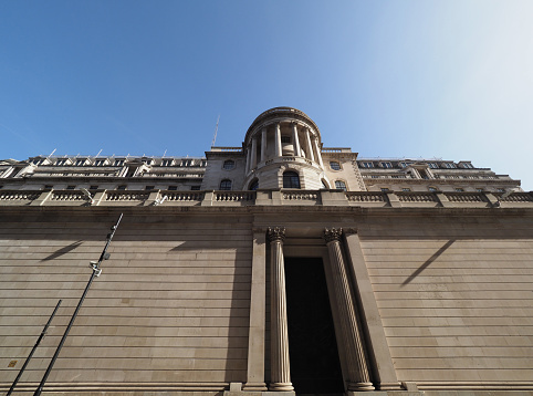 Bank of England BoE in London, UK