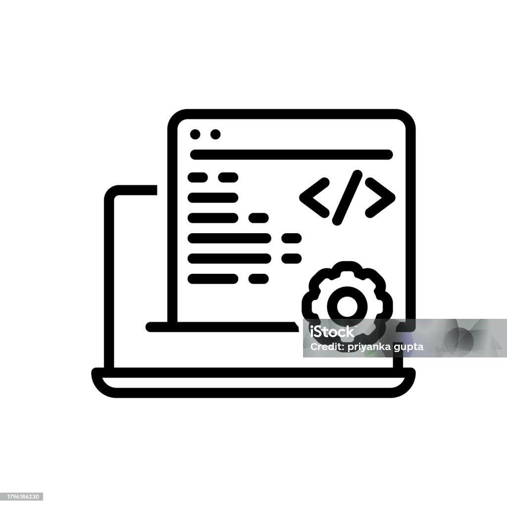 New Development Software Icon Development Software Stock Illustration - Download Image Now - Applying ...