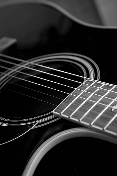 istock Acoustic Black guitar 179619881