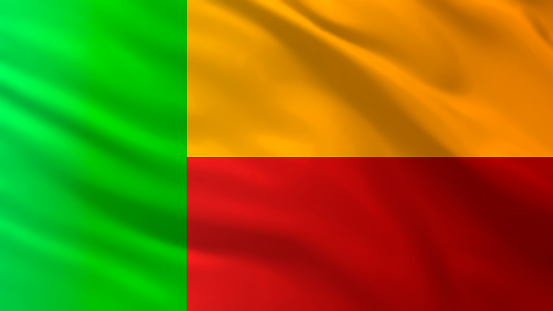 image of the national flag of Benin,