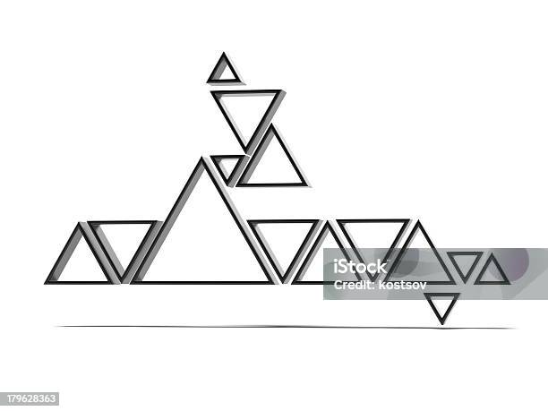 Photo libre de droit de Abstrait Triangles banque d'images et plus d'images libres de droit de Affaires - Affaires, Bleu, Créativité