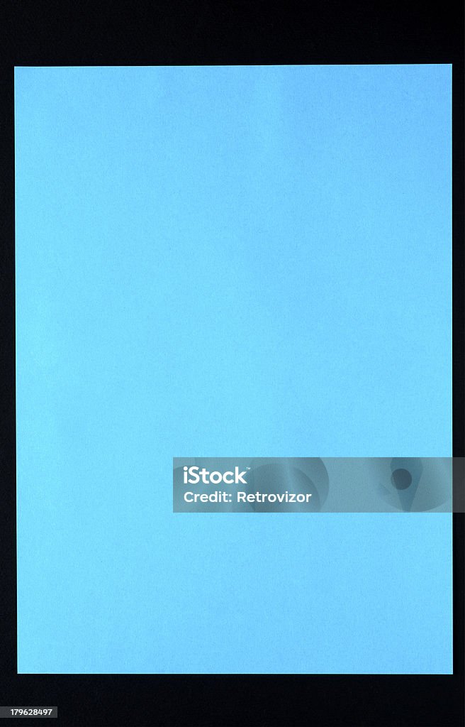 Carta blu vuota - Foto stock royalty-free di Blu