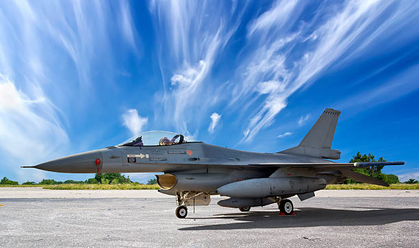 istock Military jet aircraft F-16 179628528