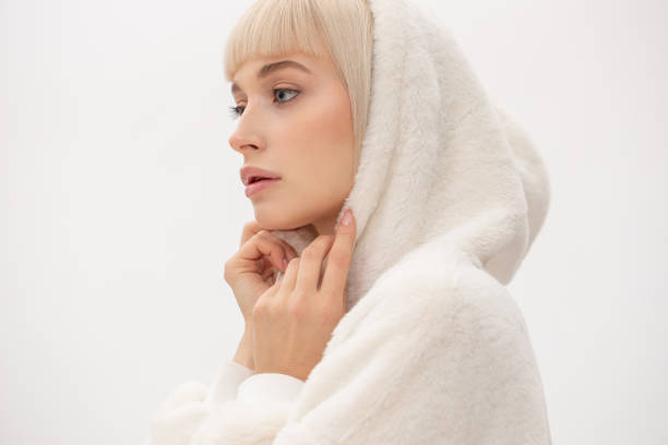 Woman in winter clothes