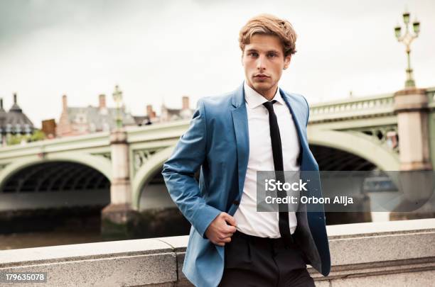 English Man In London Stock Photo - Download Image Now - London - England, Men, Blue