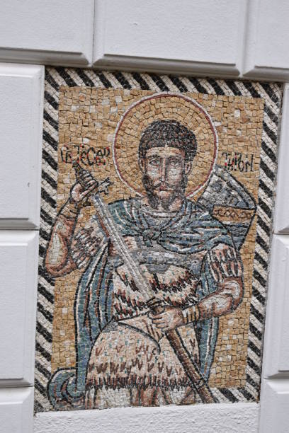 istock Mosaic craftsmanship in Fruska Gora monastery 1796352707