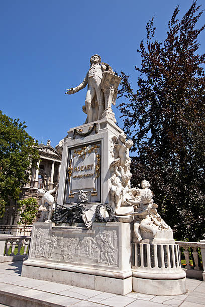 istock Monument for Wolfgang Amadeus Mozart. Vienna, Austria 179636213
