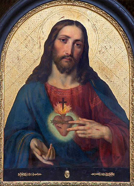 istock Vienna - Heart of Jesus paint 179637253