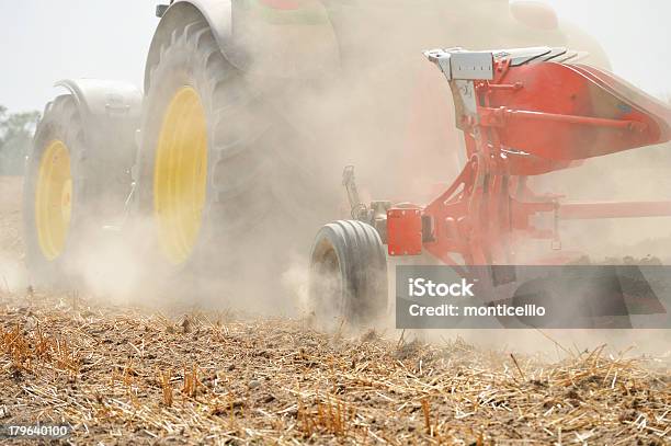 Tractor Plowing The Field Agricultural Work Stock Photo - Download Image Now - Agricultural Field, Agricultural Machinery, Agriculture