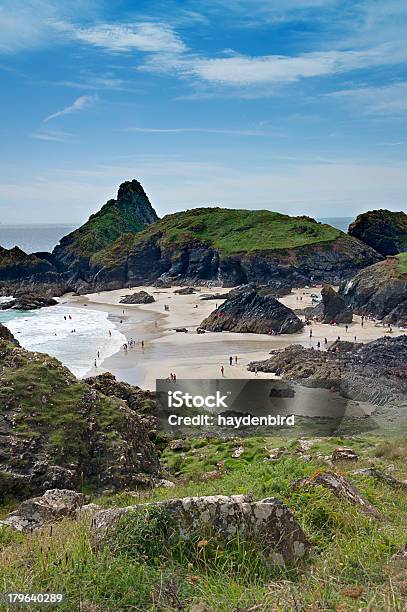 Coast Strand Und Die Bucht Von Kynance Cove Cornwall England Stockfoto und mehr Bilder von Blau