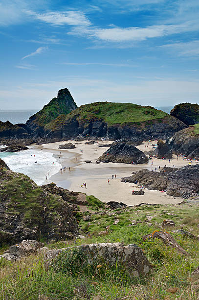 istock Coast Beach and bay at Kynance Cove Cornwall England 179640289