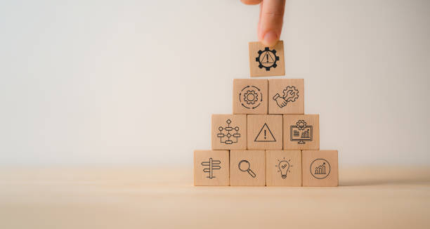 istock Incident management, business technology concept. Operational excellence in IT operations. Process of efficiently identifying, diagnosing and resolving unexpected problems that occur in IT systems. 1796404982