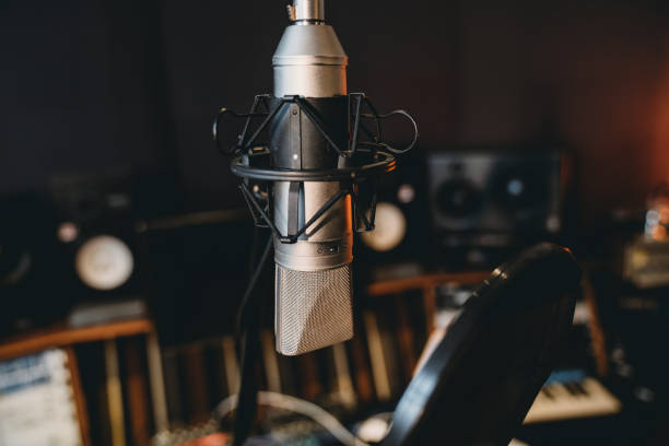 istock Recording equipment in a professional recording studio 1796413718