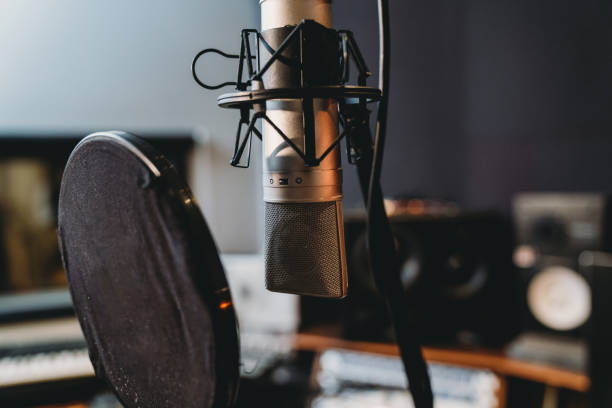 istock Recording equipment in a professional recording studio 1796413721