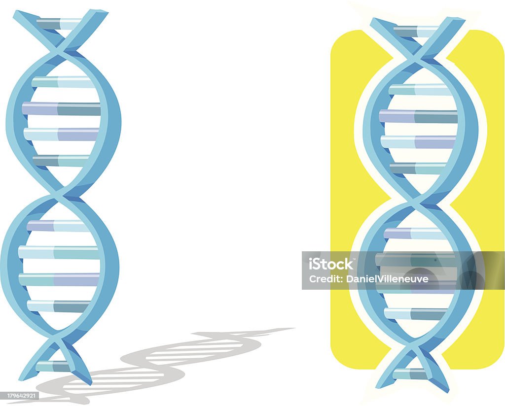 DNA-Helix - Lizenzfrei Adenin Vektorgrafik