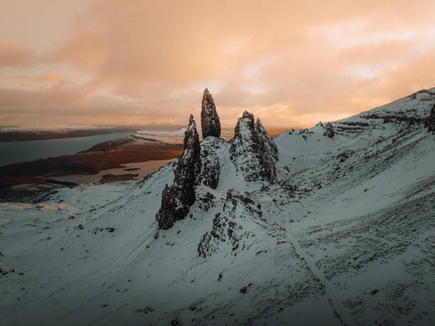 istock Snowy Rocks on a Mountain in Scotland 1796431160