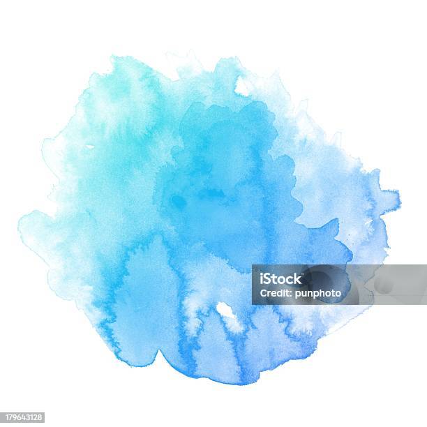 Colorful Water Color Painting Background Stock Photo - Download Image Now - Watercolor Paints, Watercolor Painting, Blue