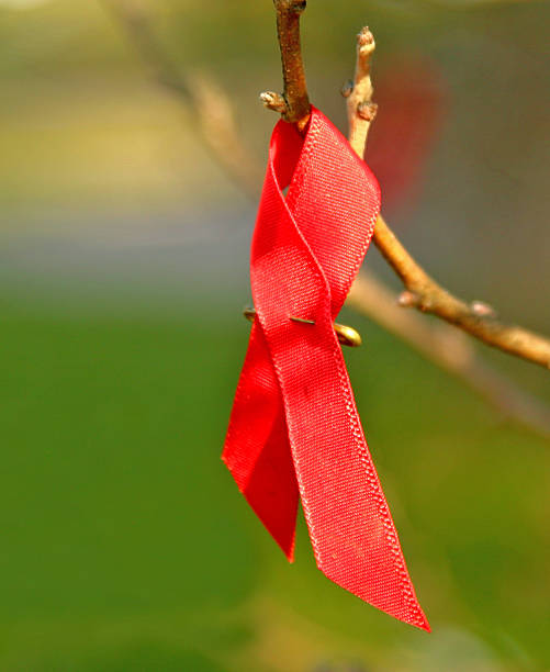 istock red ribbon for world aid day 179644664