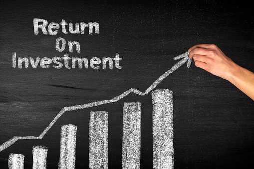 ROI Return On Investment concept