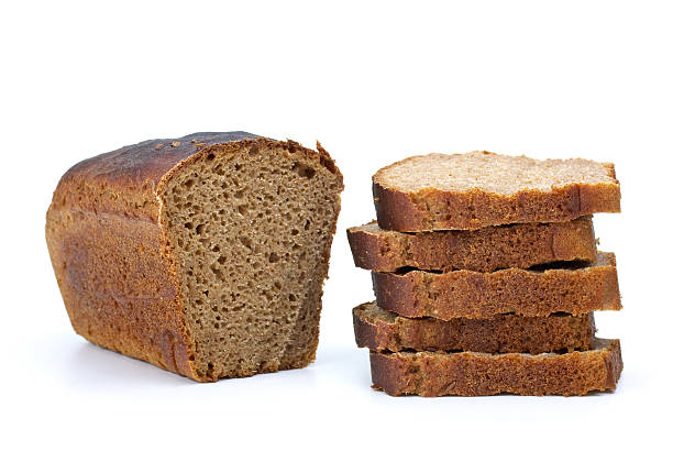 istock Chunk of rye bread with anise and some slices 179648369
