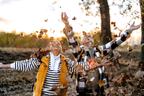 istock Active seniors having fun in nature 1796496141