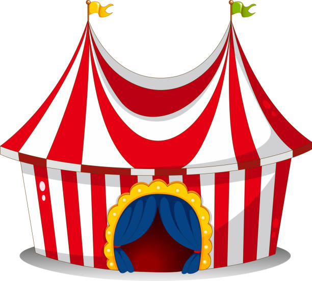 6er-Set Karnevalszelt-Dekorationen – Rot-weiß Gestreift, 25 X 200 Cm – Perfekt Für Zirkus-Partys, Mottodeko Innen & Außen