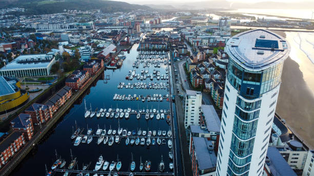 istock Swansea Bay Marina Sunrise 1796519436