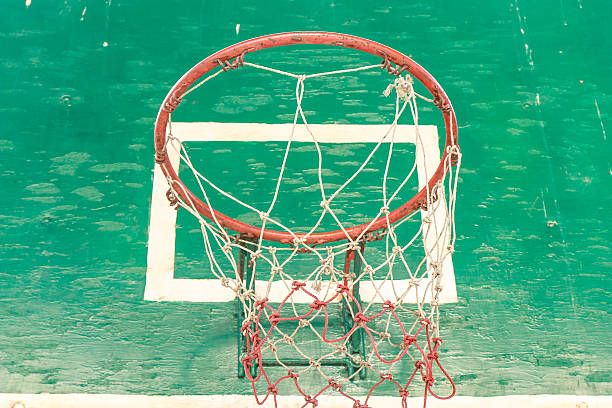 istock Ruinous Basketball hoop 179653191