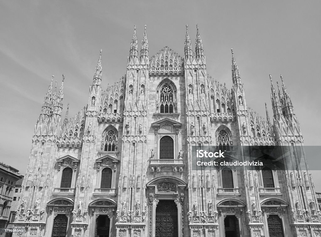 Milan Cathedral Milan Cathedral Duomo di Milano in Italy Architecture Stock Photo