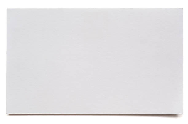 istock Sheet of white blank index card 179657117