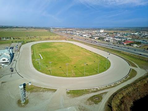 Image is intended for editorial use -  Georgian Downs Horse Track and Casino in Innisfil, Ontario, Canada