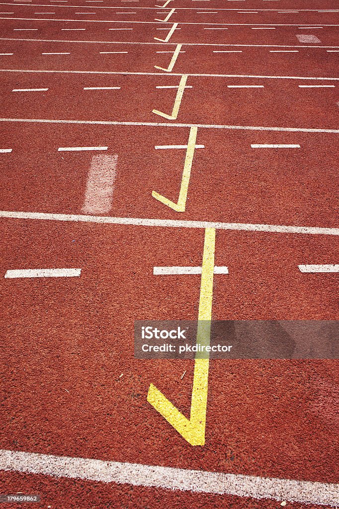 Started running track Started running track in the country of thailand Athlete Stock Photo