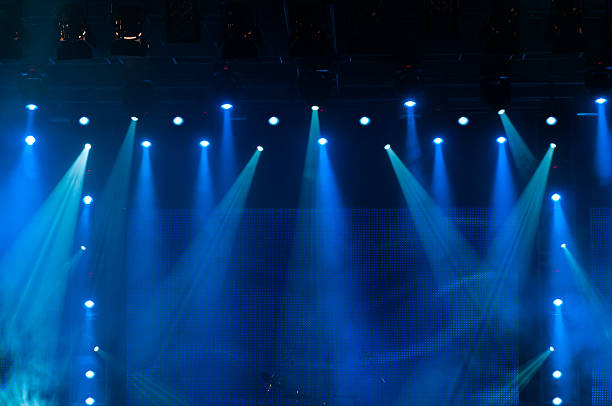 istock Blue Stage Lights at the Concert 179659990