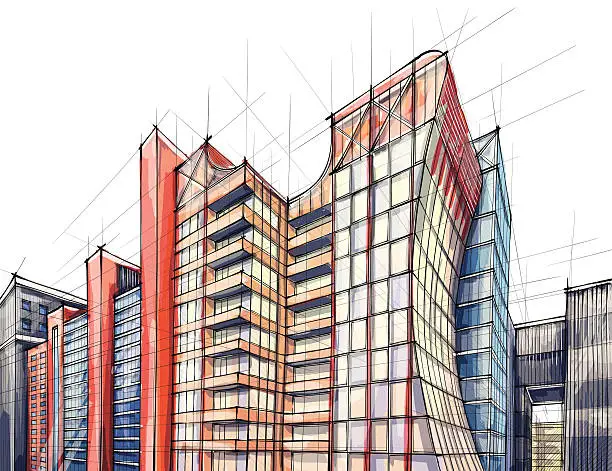 Vector illustration of architecture