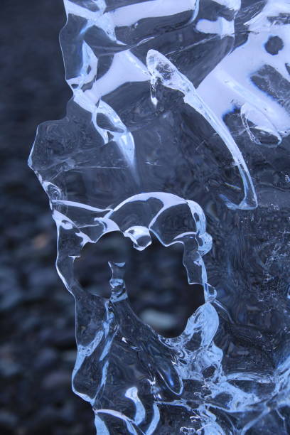 istock iceblock at diamond beach, black sand background 1796640673