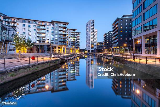 Clarence Dock Leeds Inghilterra - Fotografie stock e altre immagini di Leeds - Leeds, Regno Unito, Appartamento