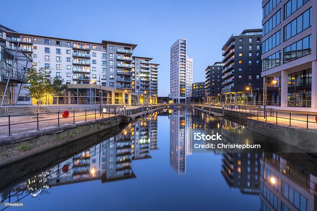 Clarence docas, Leeds, Inglaterra - Foto de stock de Leeds royalty-free