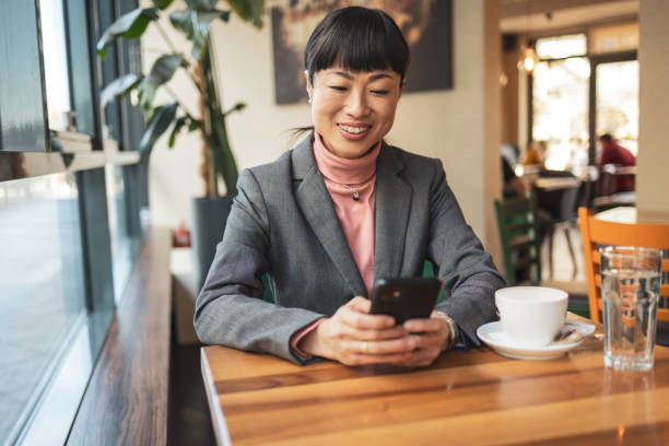istock Businesswoman on a coffee break 1796664043