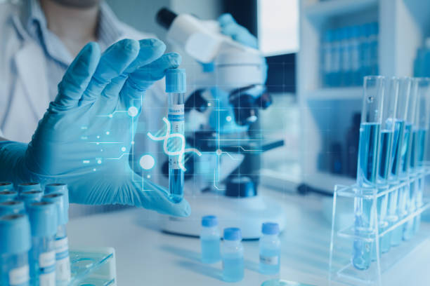 istock One of the laboratories where experiments are being conducted, A science experiment is being conducted in the laboratory, Scientist is experimenting with chemicals in the laboratory. 1796664055