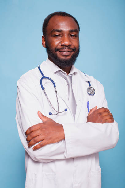 istock Smiling Doctor Wearing Stethoscope 1796672206