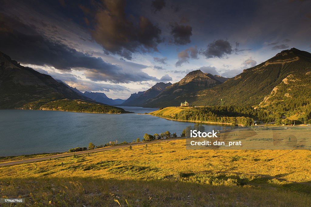 Parque Nacional Lagos Waterton - Foto de stock de Alberta royalty-free