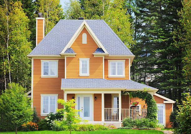 istock Beautiful House in the Woods 179668357