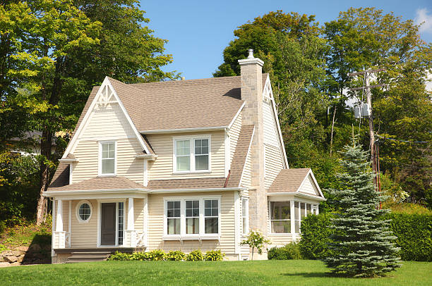 istock Beautiful Beige Country Home 179670830