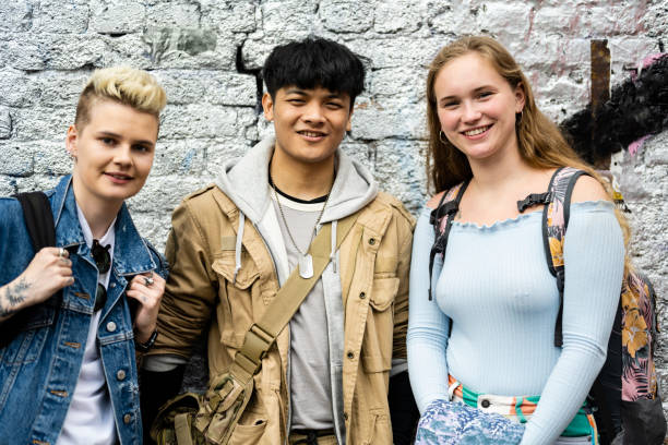 istock Portrait of diverse friends 1796733052